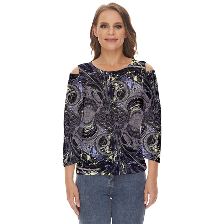 The Pollinator Cut Out Wide Sleeve Top