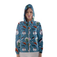 Fashionable Office Supplies Women s Hooded Windbreaker by SychEva