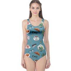 Fashionable Office Supplies One Piece Swimsuit by SychEva