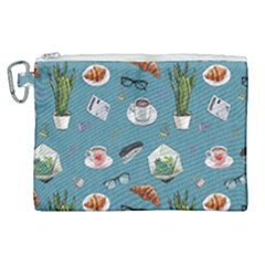 Fashionable Office Supplies Canvas Cosmetic Bag (xl) by SychEva