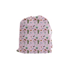 Office Time Drawstring Pouch (medium) by SychEva