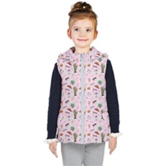 Office Time Kids  Hooded Puffer Vest by SychEva