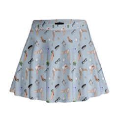 Office Mini Flare Skirt by SychEva