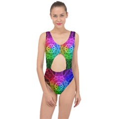 Fractal Design Center Cut Out Swimsuit by Sparkle