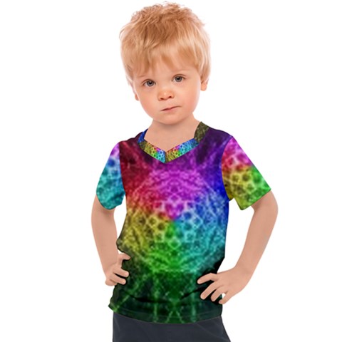 Fractal Design Kids  Sports Tee by Sparkle