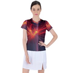 Fractal Women s Sports Top by Sparkle