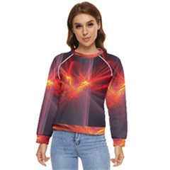 Fractal Women s Long Sleeve Raglan Tee