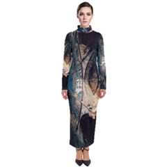 Fractal Turtleneck Maxi Dress by Sparkle