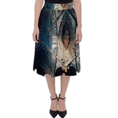 Fractal Classic Midi Skirt by Sparkle