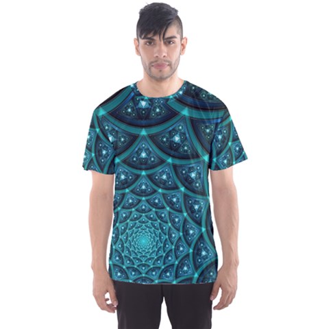 Fractal Men s Sport Mesh Tee by Sparkle