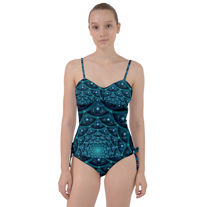 Fractal Sweetheart Tankini Set