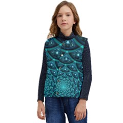 Fractal Kid s Short Button Up Puffer Vest	