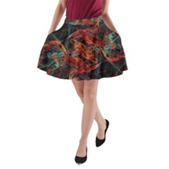 Fractal A-line Pocket Skirt by Sparkle