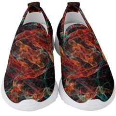 Fractal Kids  Slip On Sneakers by Sparkle