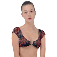 Fractal Cap Sleeve Ring Bikini Top