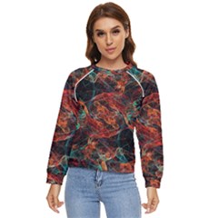 Fractal Women s Long Sleeve Raglan Tee