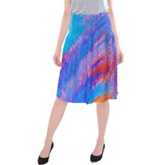 Fractal Midi Beach Skirt by Sparkle