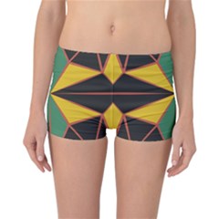 Abstract Pattern Geometric Backgrounds   Reversible Boyleg Bikini Bottoms by Eskimos