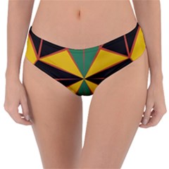 Abstract Pattern Geometric Backgrounds   Reversible Classic Bikini Bottoms by Eskimos