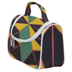 Abstract Pattern Geometric Backgrounds   Satchel Handbag by Eskimos