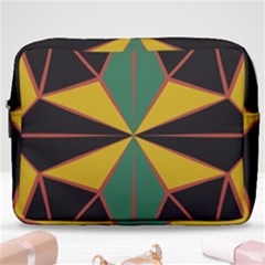 Abstract Pattern Geometric Backgrounds   Make Up Pouch (large) by Eskimos