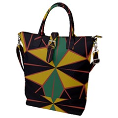 Abstract Pattern Geometric Backgrounds   Buckle Top Tote Bag by Eskimos