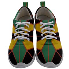 Abstract Pattern Geometric Backgrounds   Mens Athletic Shoes by Eskimos