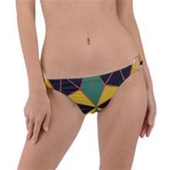 Abstract Pattern Geometric Backgrounds   Ring Detail Bikini Bottom by Eskimos