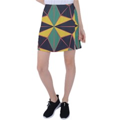 Abstract Pattern Geometric Backgrounds   Tennis Skirt by Eskimos