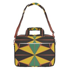 Abstract Pattern Geometric Backgrounds   Macbook Pro Shoulder Laptop Bag (large)