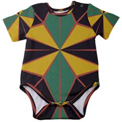 Abstract Pattern Geometric Backgrounds   Baby Short Sleeve Onesie Bodysuit by Eskimos