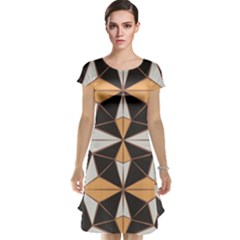 Abstract Pattern Geometric Backgrounds   Cap Sleeve Nightdress by Eskimos