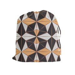 Abstract Pattern Geometric Backgrounds   Drawstring Pouch (xl) by Eskimos