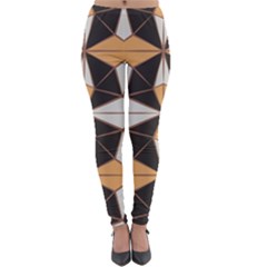 Abstract Pattern Geometric Backgrounds   Lightweight Velour Leggings by Eskimos