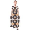 Abstract pattern geometric backgrounds   Kids  Short Sleeve Maxi Dress View1