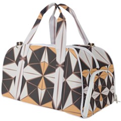 Abstract Pattern Geometric Backgrounds   Burner Gym Duffel Bag