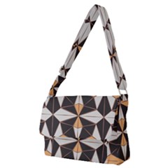 Abstract Pattern Geometric Backgrounds   Full Print Messenger Bag (m) by Eskimos