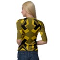 Abstract pattern geometric backgrounds   Quarter Sleeve Raglan Tee View2