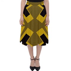 Abstract pattern geometric backgrounds   Classic Midi Skirt