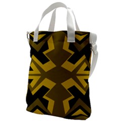 Abstract pattern geometric backgrounds   Canvas Messenger Bag