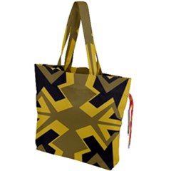 Abstract pattern geometric backgrounds   Drawstring Tote Bag