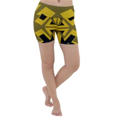 Abstract pattern geometric backgrounds   Lightweight Velour Yoga Shorts