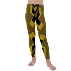 Abstract pattern geometric backgrounds   Kids  Lightweight Velour Leggings