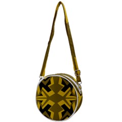 Abstract pattern geometric backgrounds   Crossbody Circle Bag