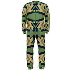 Abstract Pattern Geometric Backgrounds   Onepiece Jumpsuit (men) by Eskimos