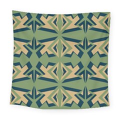 Abstract Pattern Geometric Backgrounds   Square Tapestry (large) by Eskimos