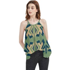 Abstract Pattern Geometric Backgrounds   Flowy Camisole Tank Top by Eskimos