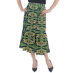 Abstract Pattern Geometric Backgrounds   Midi Mermaid Skirt by Eskimos