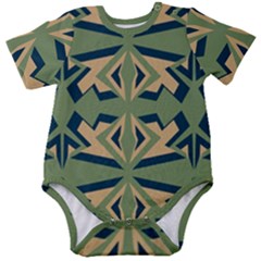 Abstract Pattern Geometric Backgrounds   Baby Short Sleeve Onesie Bodysuit