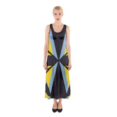 Abstract Pattern Geometric Backgrounds   Sleeveless Maxi Dress by Eskimos